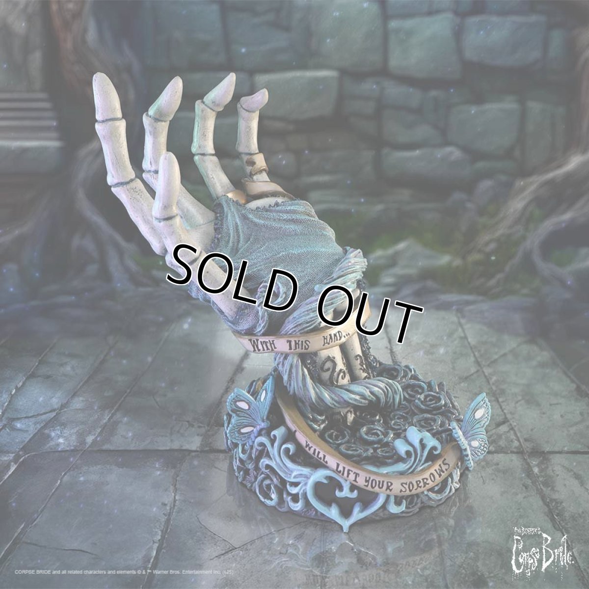 画像1: Corpse Bride With This Hand Vow Figurine / 誓いの手 / オーナメント【NEMESIS NOW】 (1)