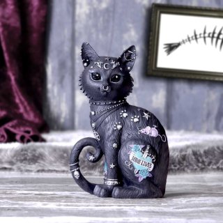 Nine Lives 22cm / 不滅の九命 / オーナメント【NEMESIS NOW