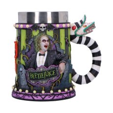 画像2: ✨期間限定予約✨Beetlejuice Tankard 15.5cm / ジョッキ型カップ 【NEMESIS NOW】 (2)