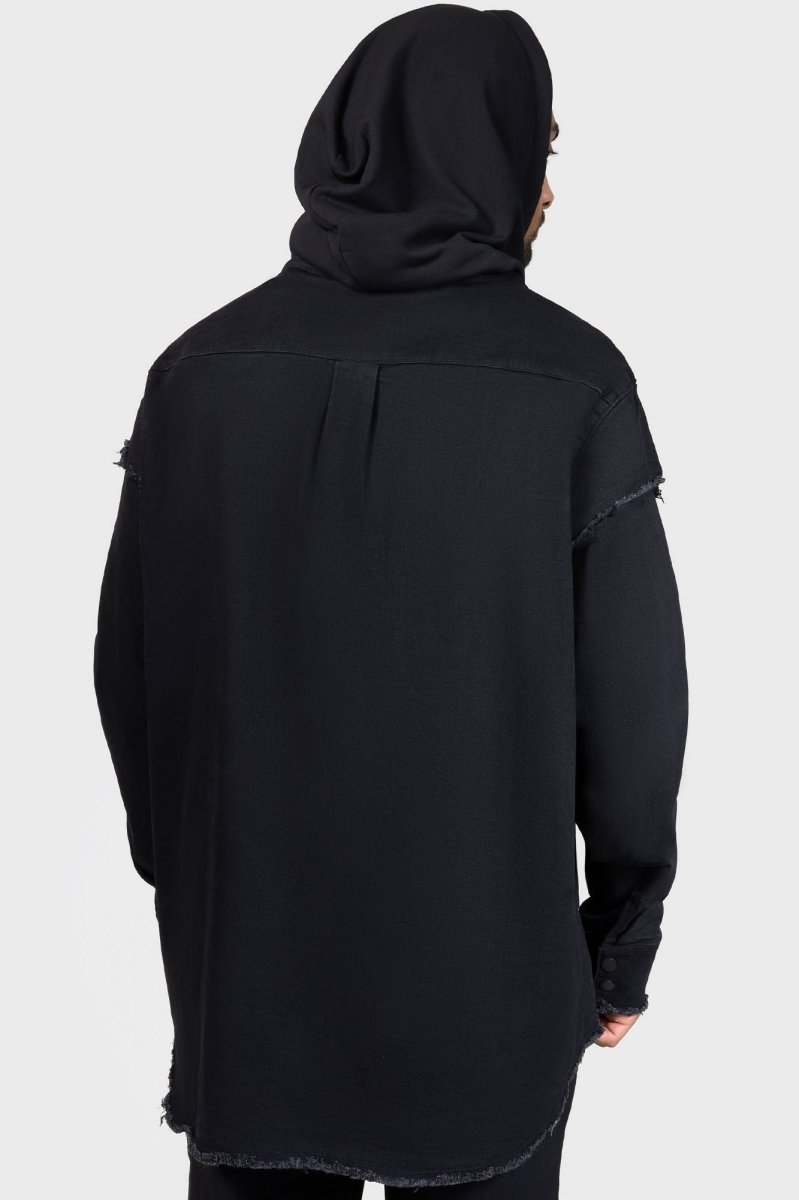 画像5: Necro Vale Shirt / デニムジャケット【KIHILIST】  (5)