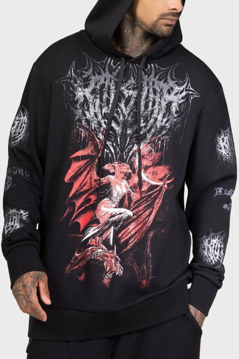 画像6: 【Mens】Cusp Of Bathory Hoodie / 蝙蝠伯爵夫人  / パーカー【KILL STAR x ALCHEMY】 (6)