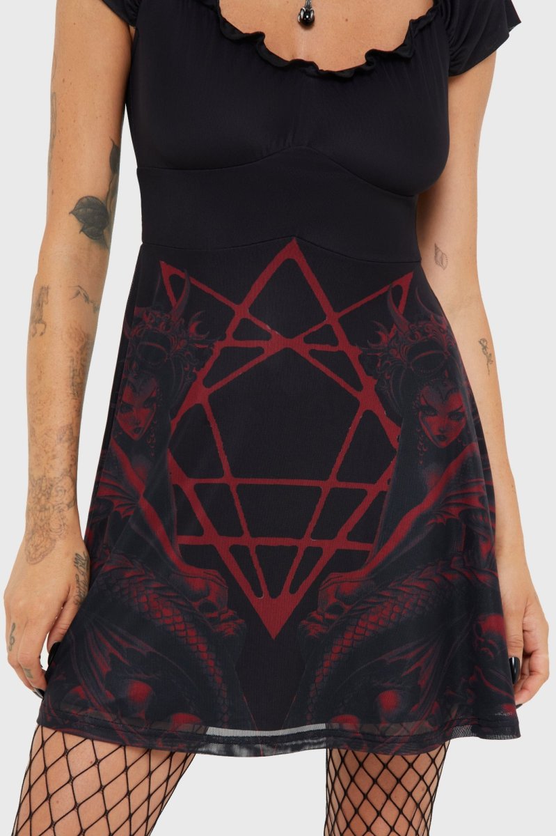 画像5: Atargatis Mini Dress / 深海の女神 / ワンピース【KILL STAR x ALCHEMY】 (5)