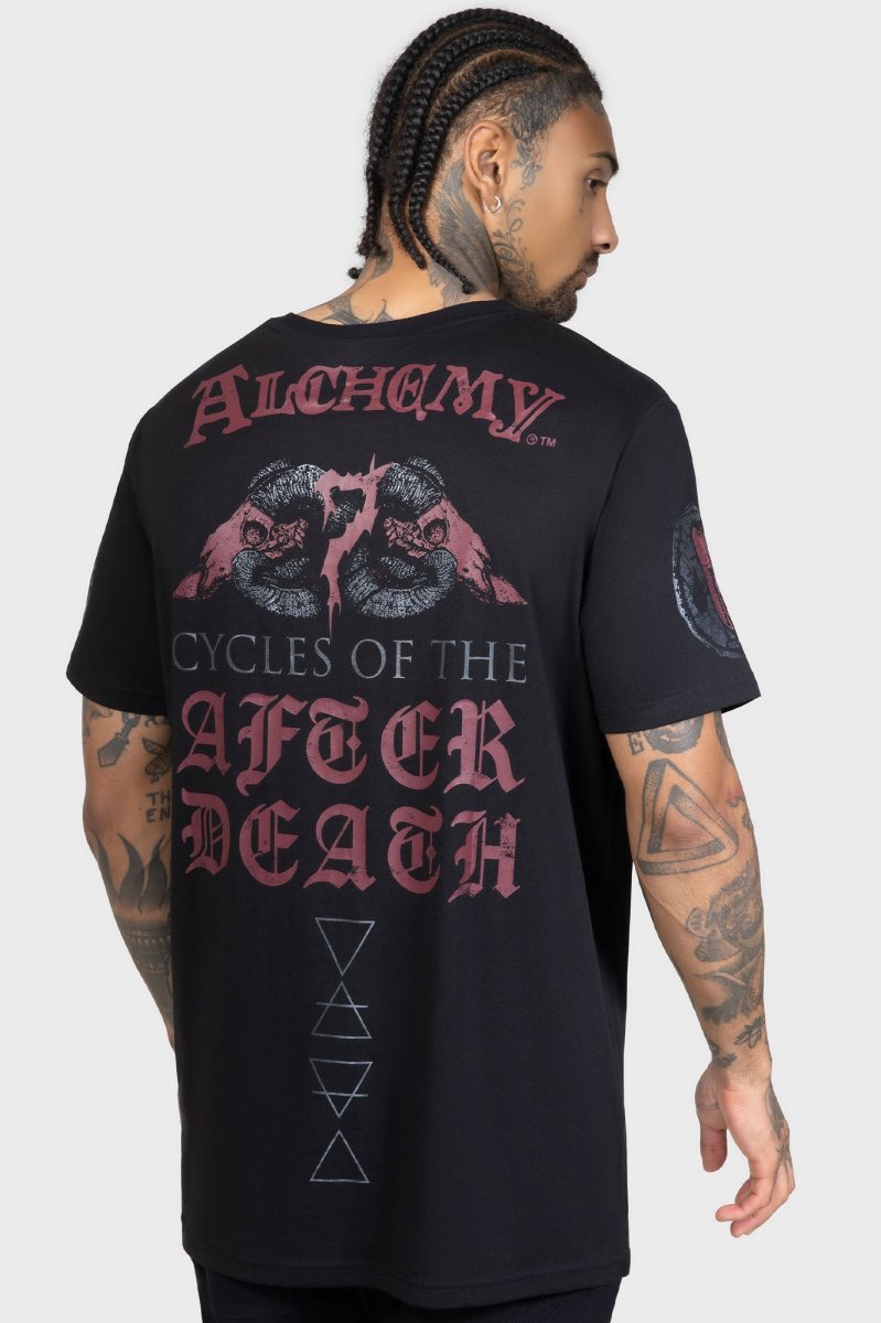 画像10: 【Mens】After Death Cycles / 魂の循環 / Tシャツ【KILL STAR x ALCHEMY】 (10)