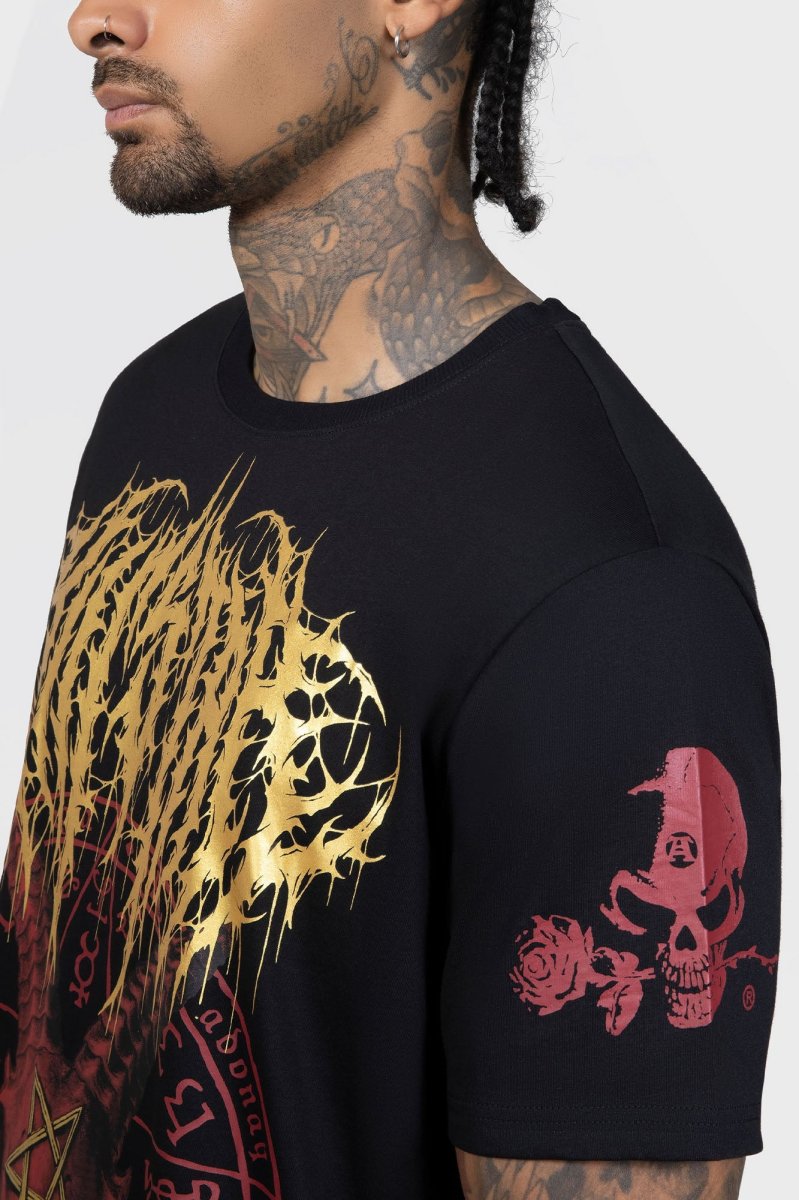 画像7: 【Mens】Baphomet Zisurrû / 魔除けのバフォメット / Tシャツ【KILL STAR x ALCHEMY】 (7)