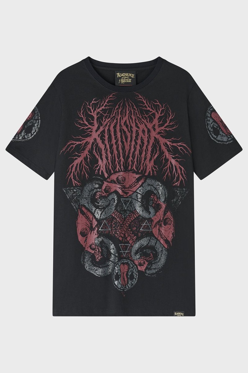 画像1: 【Mens】After Death Cycles / 魂の循環 / Tシャツ【KILL STAR x ALCHEMY】 (1)
