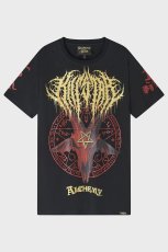 画像1: 【Mens】Baphomet Zisurrû / 魔除けのバフォメット / Tシャツ【KILL STAR x ALCHEMY】 (1)