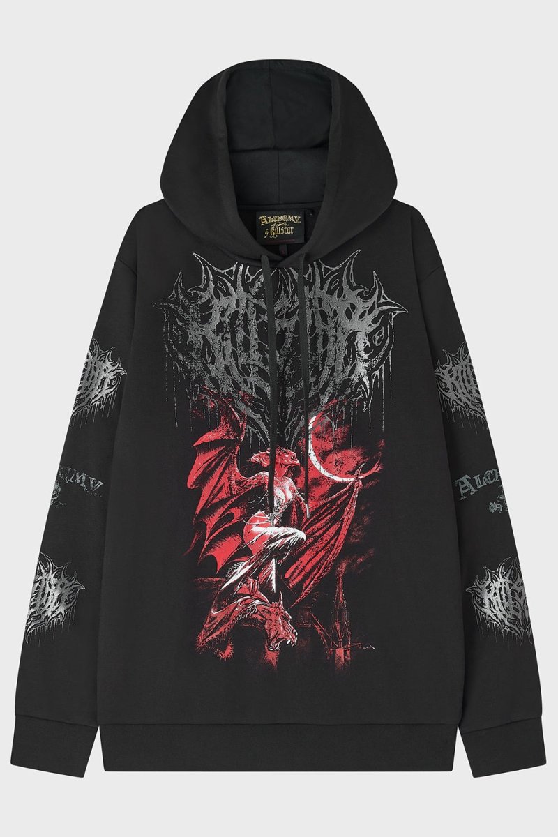 画像1: 【Mens】Cusp Of Bathory Hoodie / 蝙蝠伯爵夫人  / パーカー【KILL STAR x ALCHEMY】 (1)
