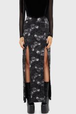 画像1: Spidrasica's Web Maxi Skirt / 蛾と蜘蛛の巣 / スカート【KILL STAR x ALCHEMY】 (1)