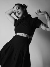 画像9: Darita Suspender Dress / BLACK / ワンピース【KILL STAR】 (9)