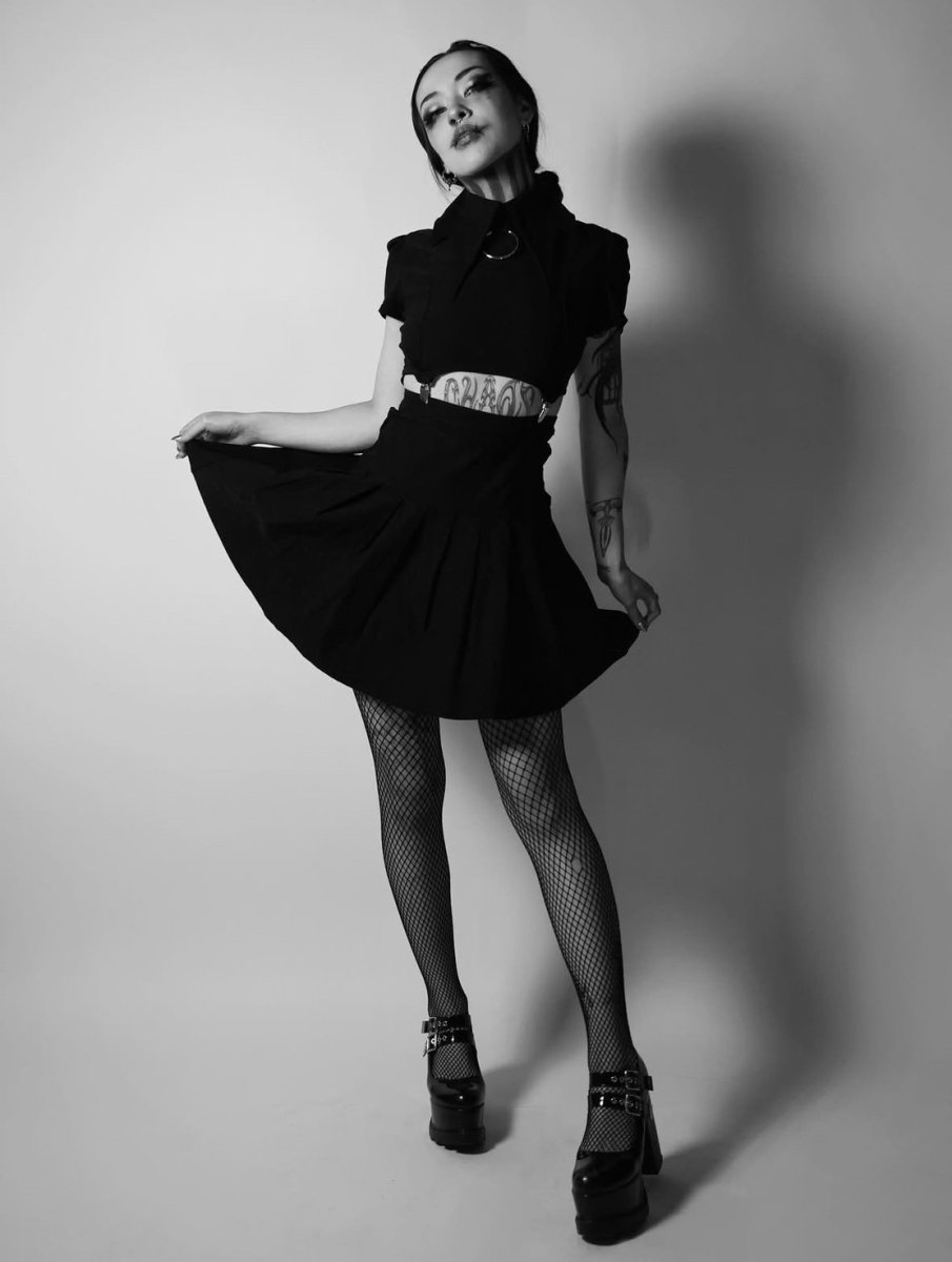 画像9: Darita Suspender Dress / BLACK / ワンピース【KILL STAR】 (9)