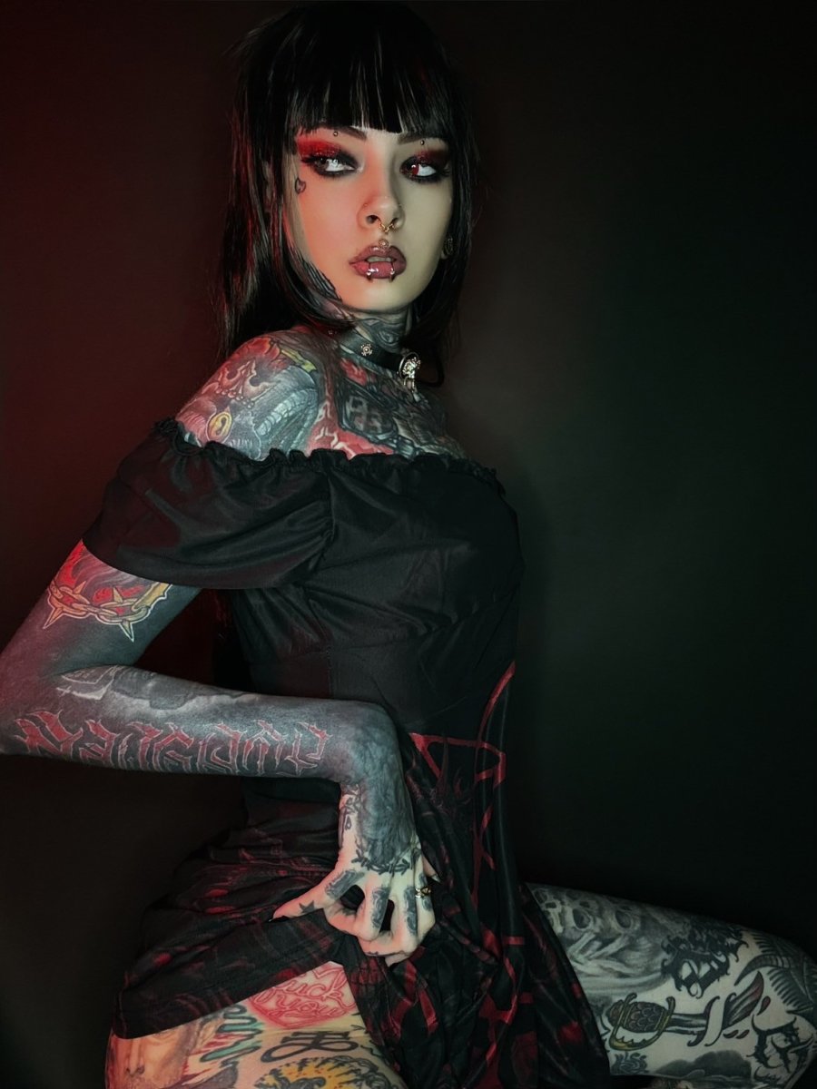 画像10: Atargatis Mini Dress / 深海の女神 / ワンピース【KILL STAR x ALCHEMY】 (10)