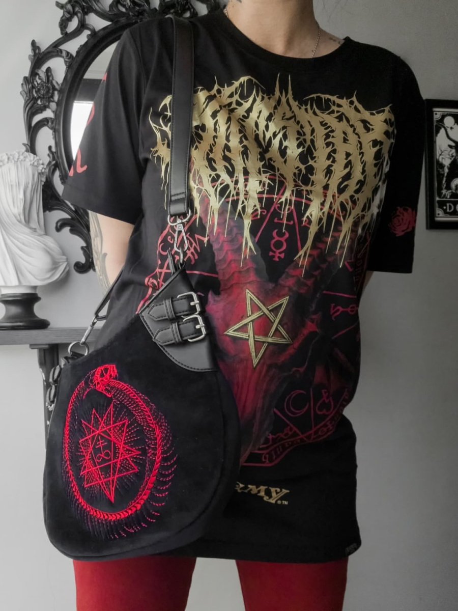 画像10: 【Mens】Baphomet Zisurrû / 魔除けのバフォメット / Tシャツ【KILL STAR x ALCHEMY】 (10)