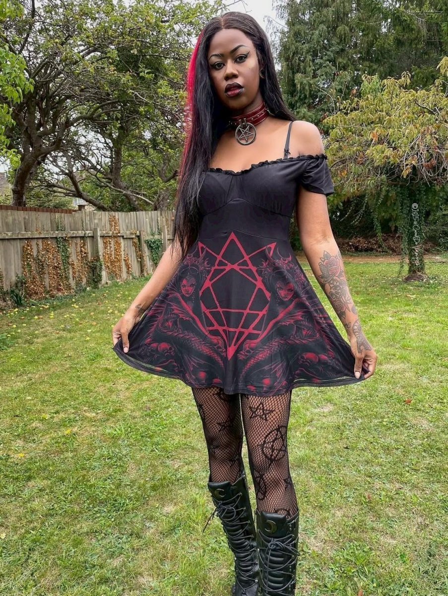 画像12: Atargatis Mini Dress / 深海の女神 / ワンピース【KILL STAR x ALCHEMY】 (12)