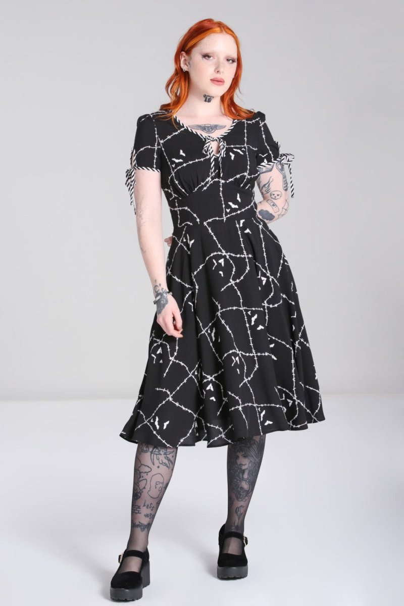 画像3: 🔥SALE🔥Stitches Midi Dress / ワンピース【HELL BUNNY】 (3)