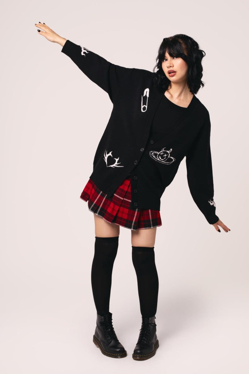 画像3: Mercy Cardigan / PUNK / ニットカーディガン【HELL BUNNY】 (3)