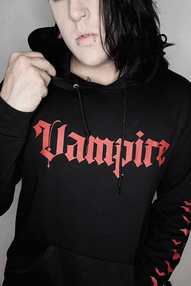 画像9: I'm a Vampire Hoodie / 我は不死、吸血鬼 / パーカー【VampireFreaks】 (9)