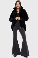 画像2: Deadliest Nightvelvet Puffer Coat / 闇夜に潜む / BLACK / ダウンジャケット【KILL STAR】 (2)