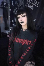 画像1: I'm a Vampire Hoodie / 我は不死、吸血鬼 / パーカー【VampireFreaks】 (1)