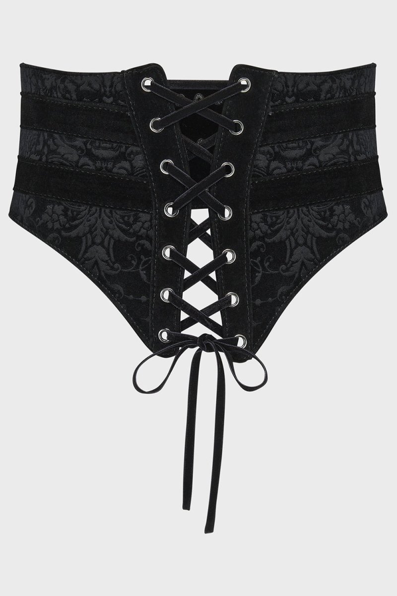 画像1: Spectral Lover Waist Belt / 幻想の恋人 / コルセットウエストベルト【KILL STAR】 (1)
