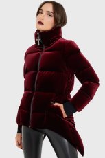 画像4: Deadliest Nightvelvet Puffer Coat / 闇夜に潜む / RED / ダウンジャケット【KILL STAR】 (4)