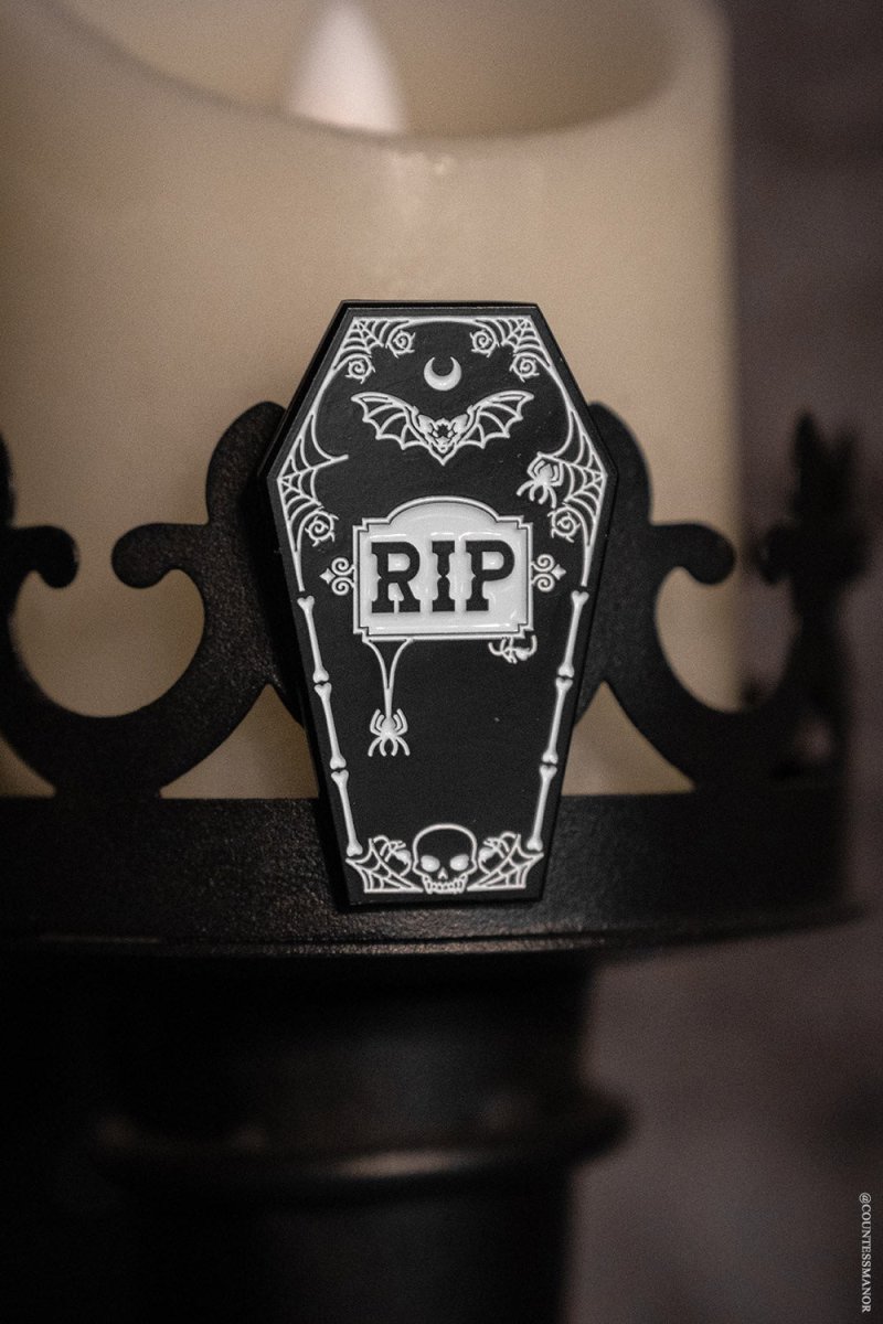 画像3: RIP Coffin Enamel Pin / 棺 / ピン【VampireFreaks】 (3)