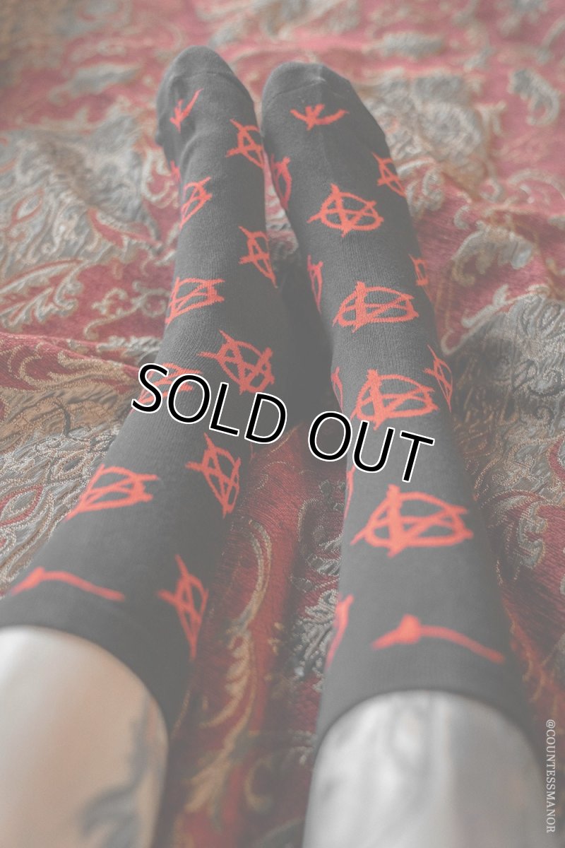 画像2: Creepy Crew Socks / アナーキー / ソックス【VampireFreaks】 (2)