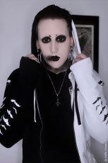 画像3: Split Mage / WHITE / 二つの魂を宿す者 / ZIPパーカー【VampireFreaks】 (3)