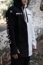 画像2: Split Mage / WHITE / 二つの魂を宿す者 / ZIPパーカー【VampireFreaks】 (2)