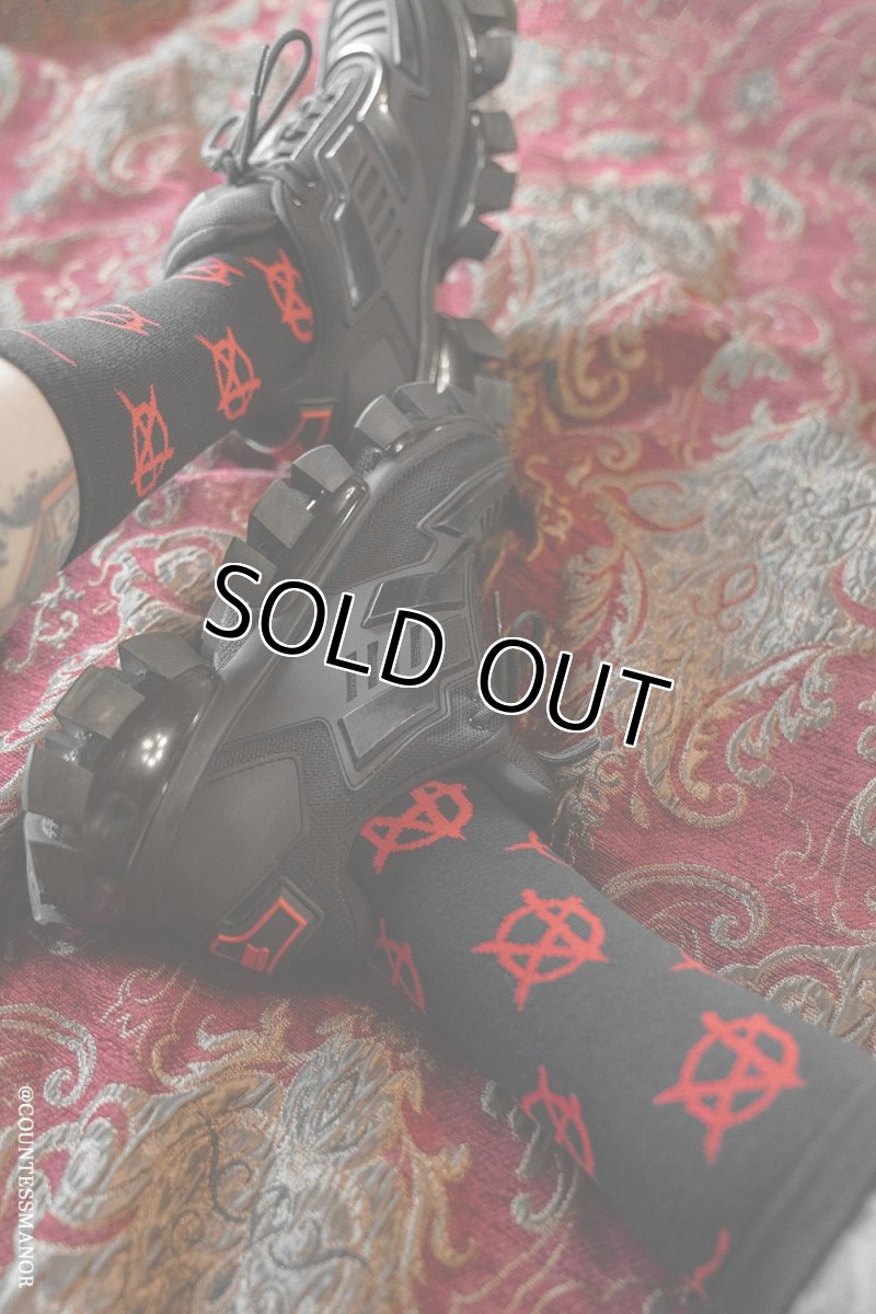 画像6: Creepy Crew Socks / アナーキー / ソックス【VampireFreaks】 (6)