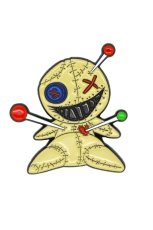 画像2: Ouchie Voodoo Doll Enamel Pin / ブードゥー / ピン【VampireFreaks】 (2)
