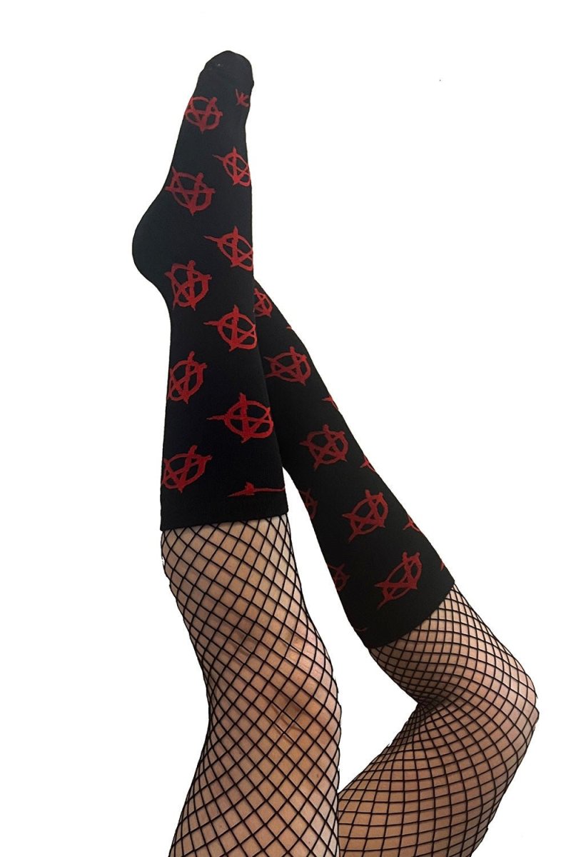 画像3: Creepy Crew Socks / アナーキー / ソックス【VampireFreaks】 (3)