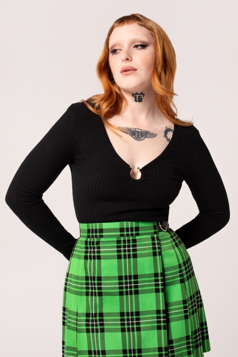 画像2: Death Or Glory Top / トップス【HELL BUNNY】 (2)