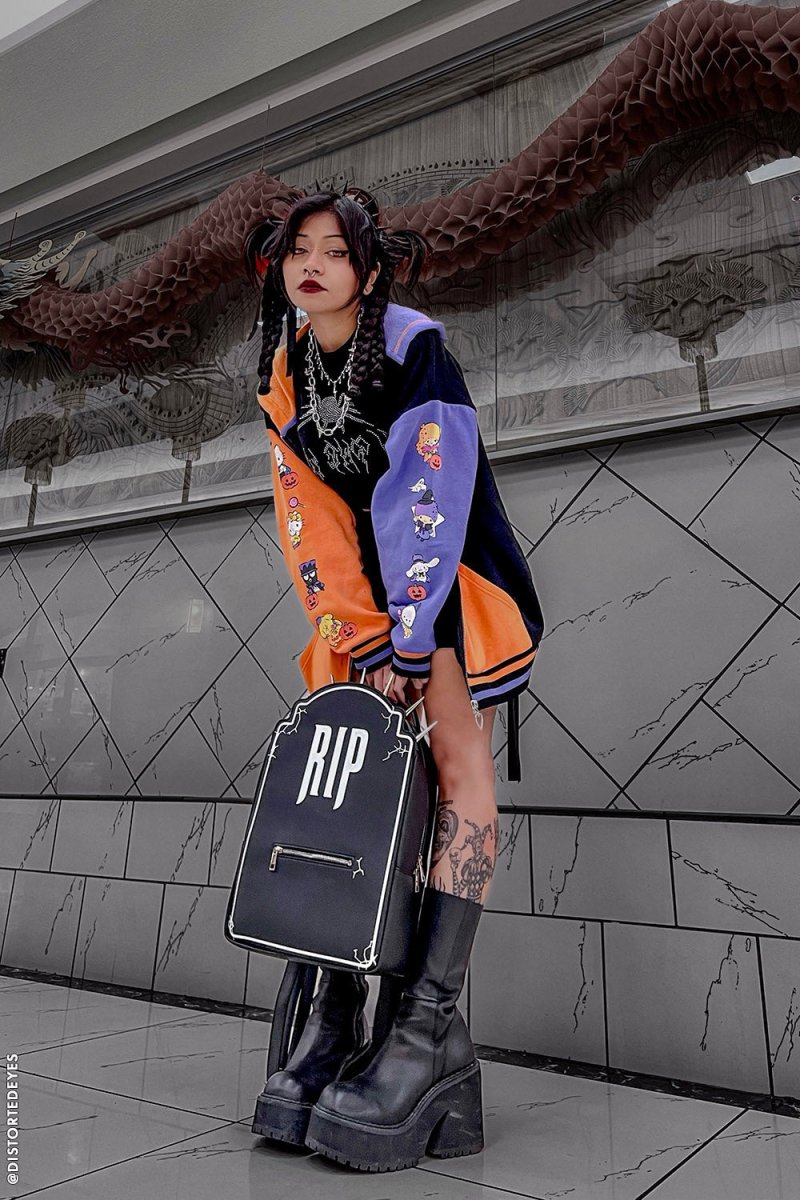 画像8: RIP Tombstone Backpack / 墓石 / バックパック【VampireFreaks】 (8)