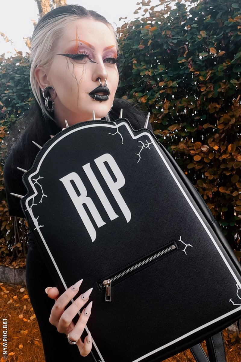 画像15: RIP Tombstone Backpack / 墓石 / バックパック【VampireFreaks】 (15)
