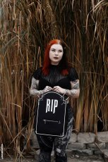画像5: RIP Tombstone Backpack / 墓石 / バックパック【VampireFreaks】 (5)