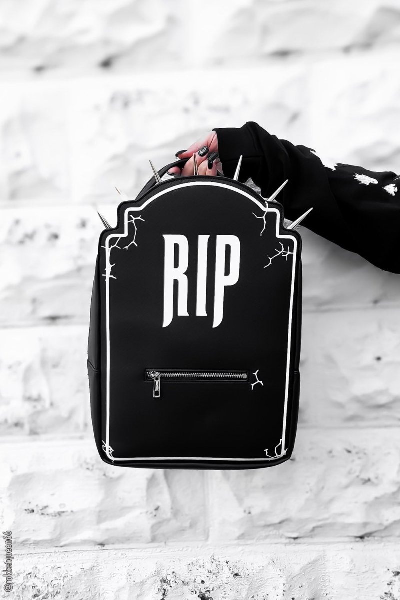 画像10: RIP Tombstone Backpack / 墓石 / バックパック【VampireFreaks】 (10)