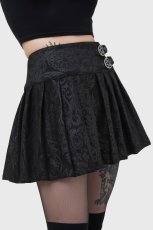 画像2: Bat Girl Skirt / 漆黒に咲く一輪の百合 / BLACK LILY /スカート【KILL STAR】 (2)