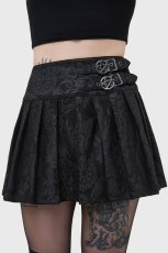 画像1: Bat Girl Skirt / 漆黒に咲く一輪の百合 / BLACK LILY /スカート【KILL STAR】 (1)