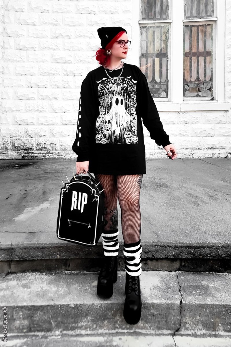 画像17: RIP Tombstone Backpack / 墓石 / バックパック【VampireFreaks】 (17)