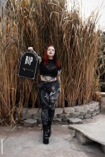 画像14: RIP Tombstone Backpack / 墓石 / バックパック【VampireFreaks】 (14)