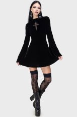 画像2: Serenade Of Shadows Mini Dress / 闇夜の調べ / ワンピース【KILL STAR】 (2)