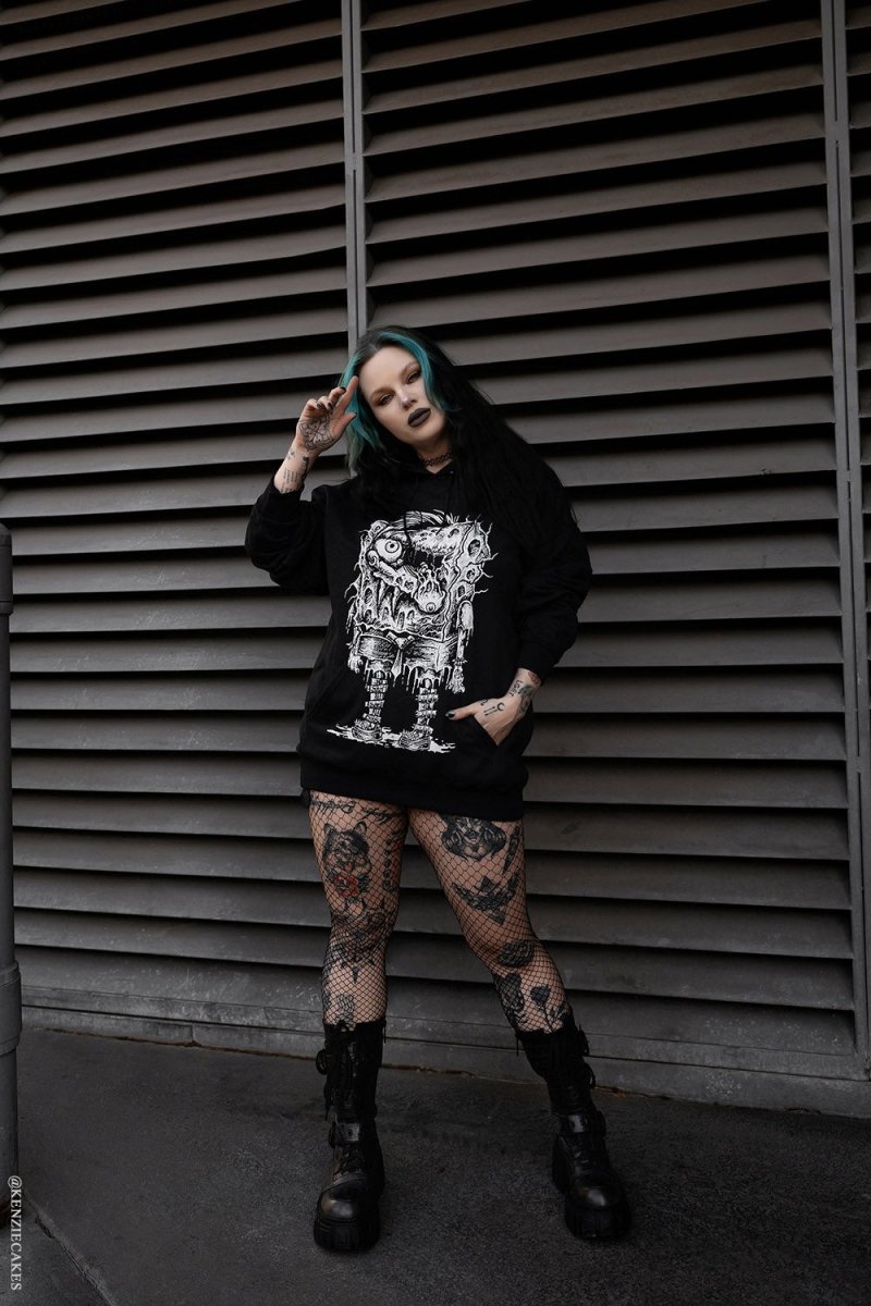 画像5: GothBob Hoodie / ゴスボブ / パーカー【VampireFreaks】 (5)