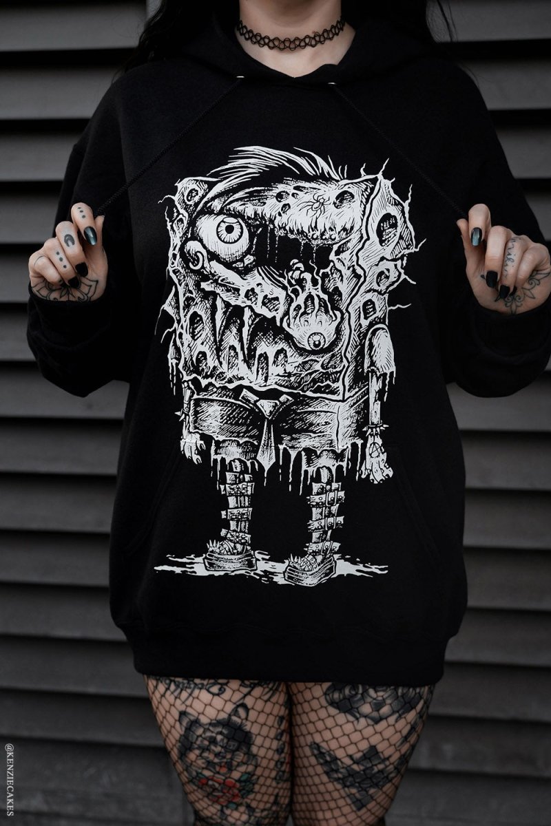 画像2: GothBob Hoodie / ゴスボブ / パーカー【VampireFreaks】 (2)