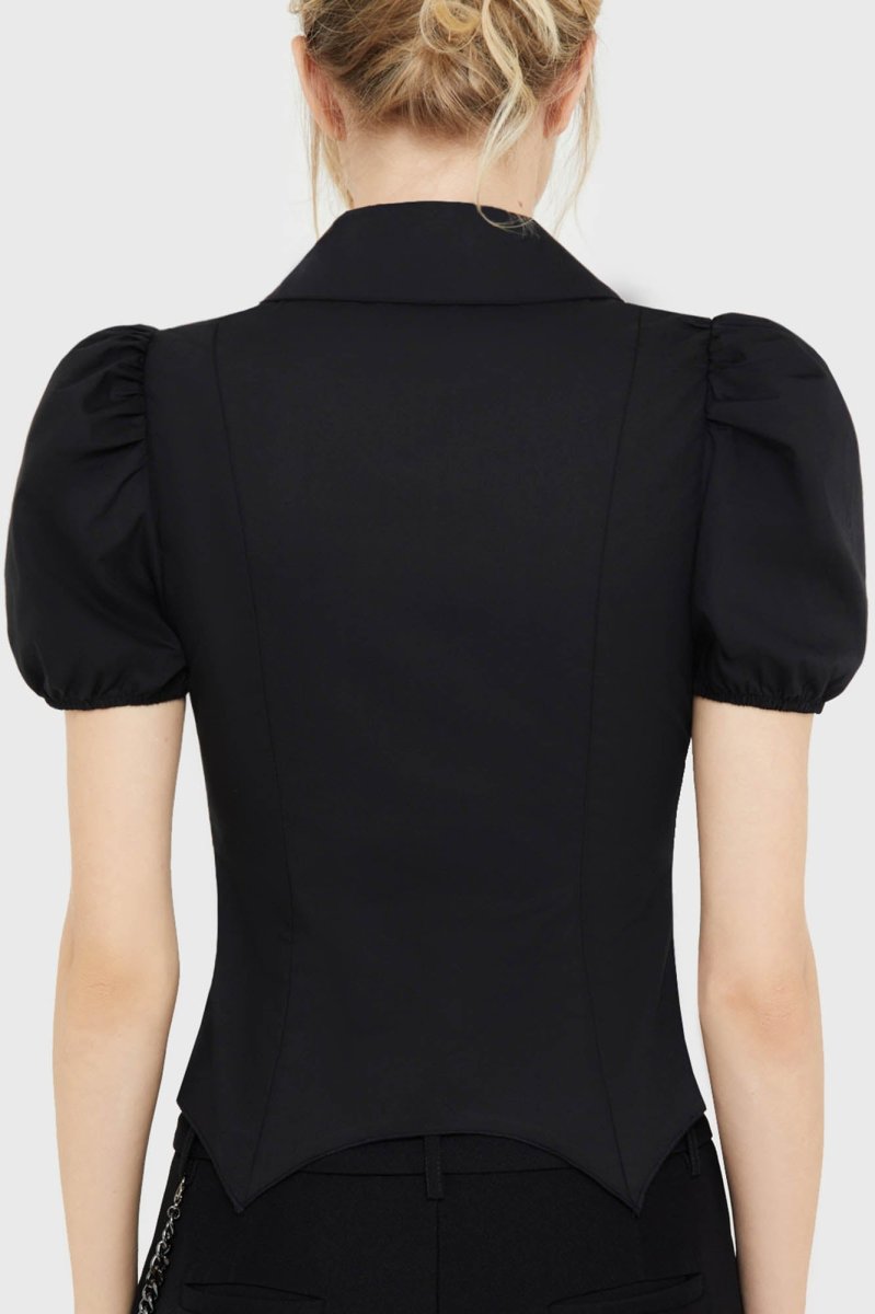 画像3: Rose's Despair Shirt / 薔薇の悲嘆 / ブラウス【KILL STAR】 (3)