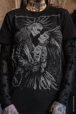 画像1: Monster Love / フランケンシュタイン＆花嫁 / Ｔシャツ【VampireFreaks】 (1)