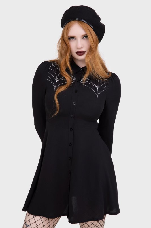Spider Swinger Dress / 蜘蛛の巣 / ワンピース【KILL STAR】 | Spider