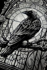画像3: Cathedral Crow / カラスと大聖堂 / Ｔシャツ【VampireFreaks】 (3)