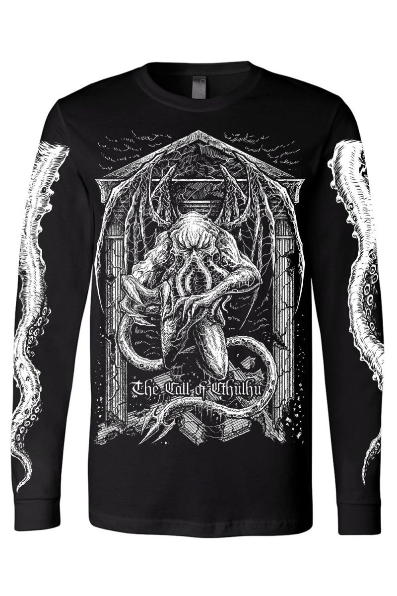 画像2: The Call of Cthulhu Tee / クトゥルフ / ロングスリーブＴシャツ【VampireFreaks】 (2)