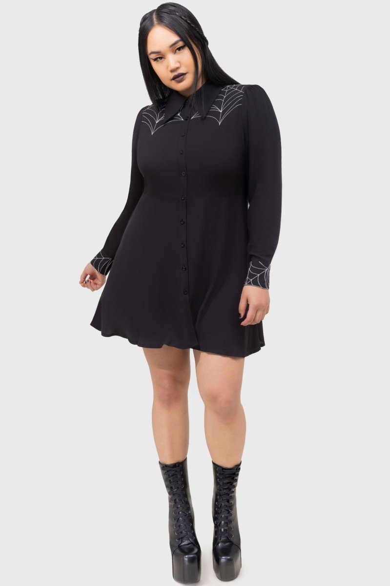 画像5: Spider Swinger Dress / 蜘蛛の巣 / ワンピース【KILL STAR】 (5)