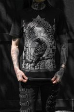 画像4: Cathedral Crow / カラスと大聖堂 / Ｔシャツ【VampireFreaks】 (4)